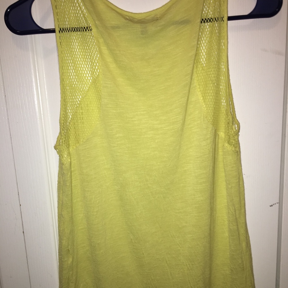 Bright Yellow Tank Top Size S